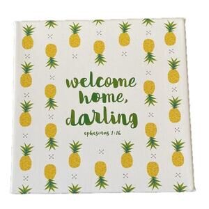 Mary & Martha Stretched Canvas Print Welcome Home Darling Hallmark DaySpring